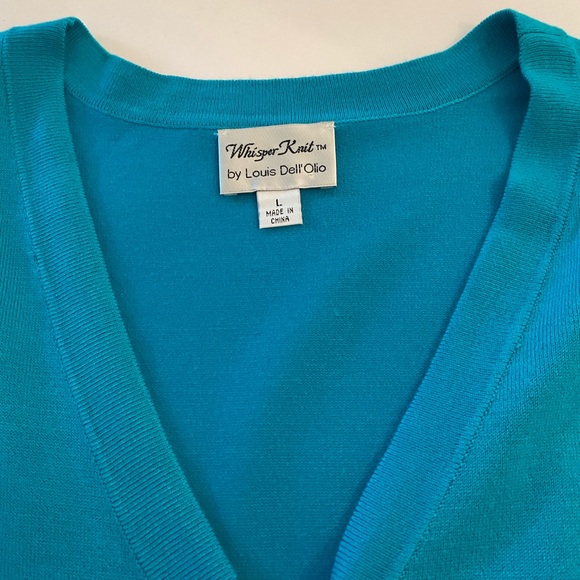 Womens Whisper Knit by Louis Dell’ Olio cardigan sweater - Picture 6 of 6